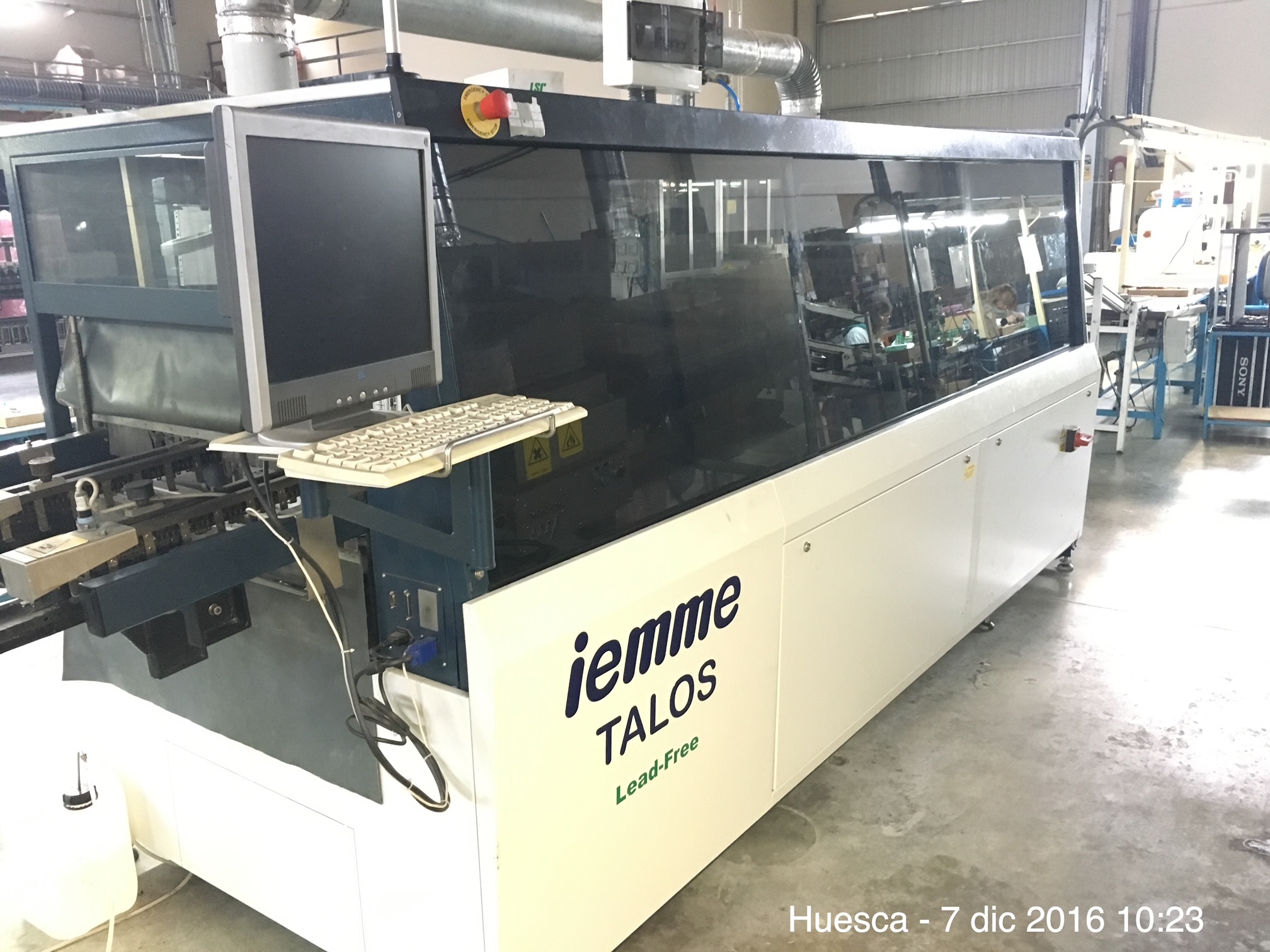 MAQUINA SOLDADURA PCB POR OLA IEMME SPA TALOS FC