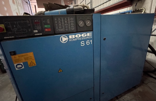 COMPRESOR MARCA BOGE S 61